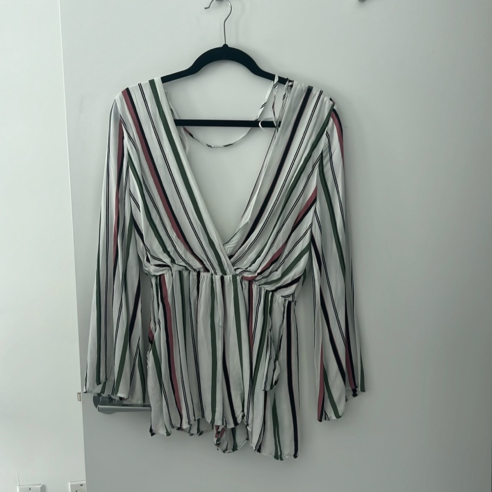 Flowy Striped Romper